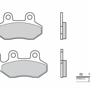Pastillas de freno orgánicas Brembo 07005