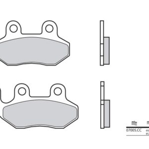 BREMBO Scooter Carbon Ceramic Brake pads - 07005CC
