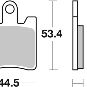 Pastillas de freno sinterizadas Brembo 07037XS