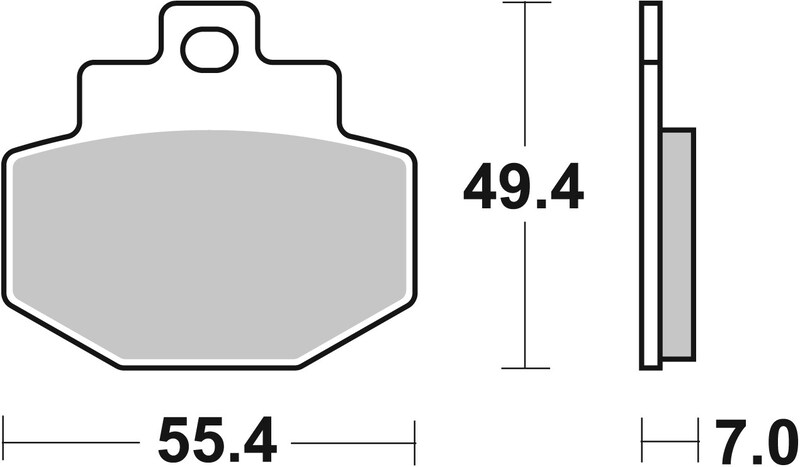 Pastillas de freno sinterizadas Brembo 07047XS
