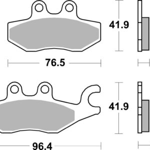 Pastillas de freno sinterizadas Brembo 07060XS