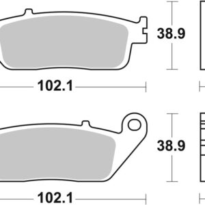 Pastillas de freno sinterizadas Brembo 07075XS