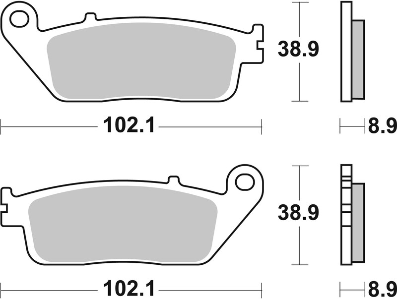 Pastillas de freno sinterizadas Brembo 07075XS