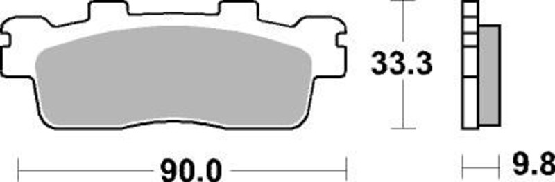 Pastillas de freno sinterizadas Brembo 07085XS