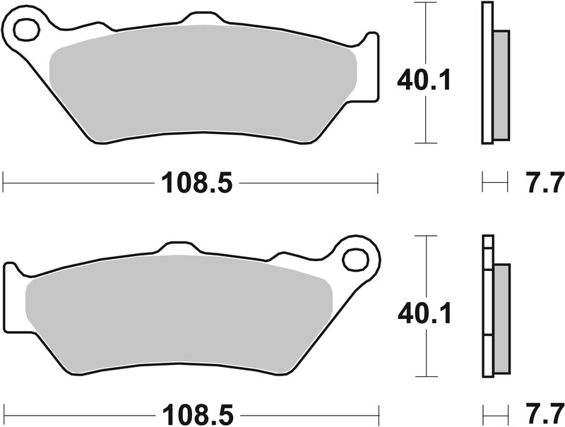 Pastillas de freno orgánicas Brembo 07BB0306