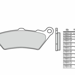 Pastillas de freno sinterizadas Brembo 07BB0390