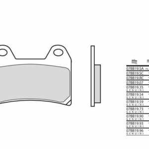 Pastillas de freno BREMBO sinterizadas - 07BB1959