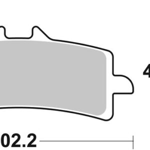 Pastillas de freno sinterizadas de competición Brembo 07BB37RC