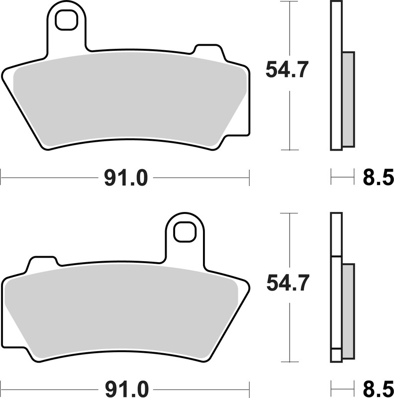 Pastillas de freno sinterizadas BREMBO - 07BB41SP