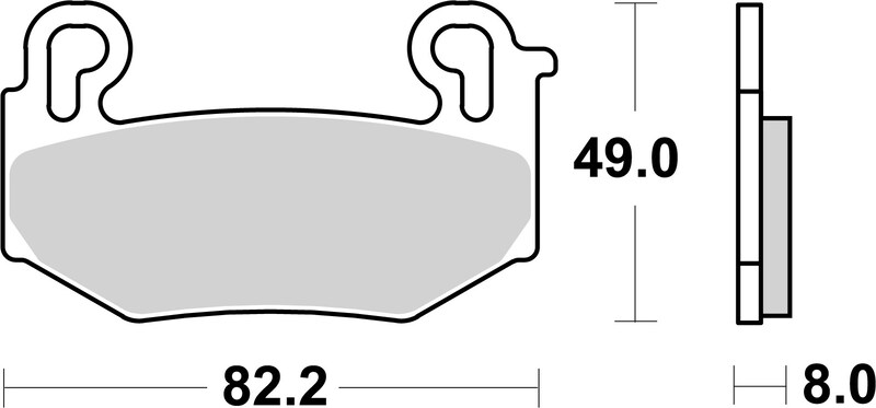 Pastillas de freno sinterizadas BREMBO - 07BB42SA