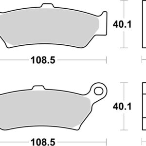 Pastillas de freno sinterizadas BREMBO - 07BB43SP