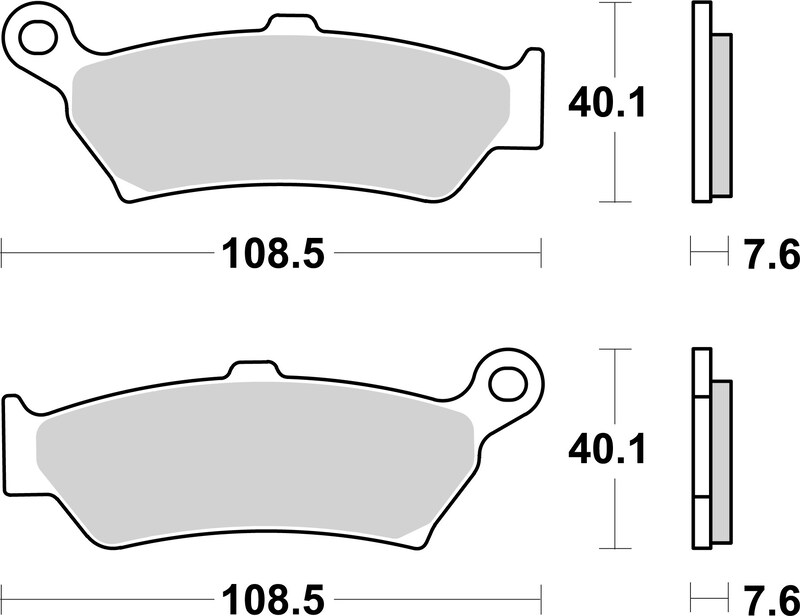 Pastillas de freno sinterizadas BREMBO - 07BB43SP