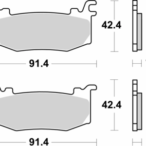 Pastillas de freno sinterizadas Brembo - 07BB4480