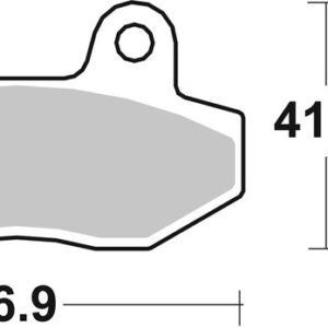 Pastillas de freno orgánicas Brembo 07GR12CC