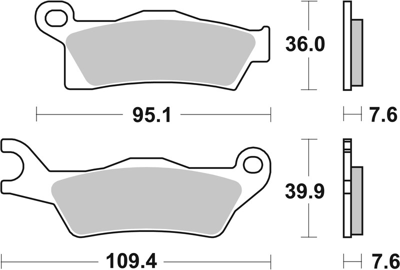 Pastillas de freno sinterizadas Brembo 07GR26SD
