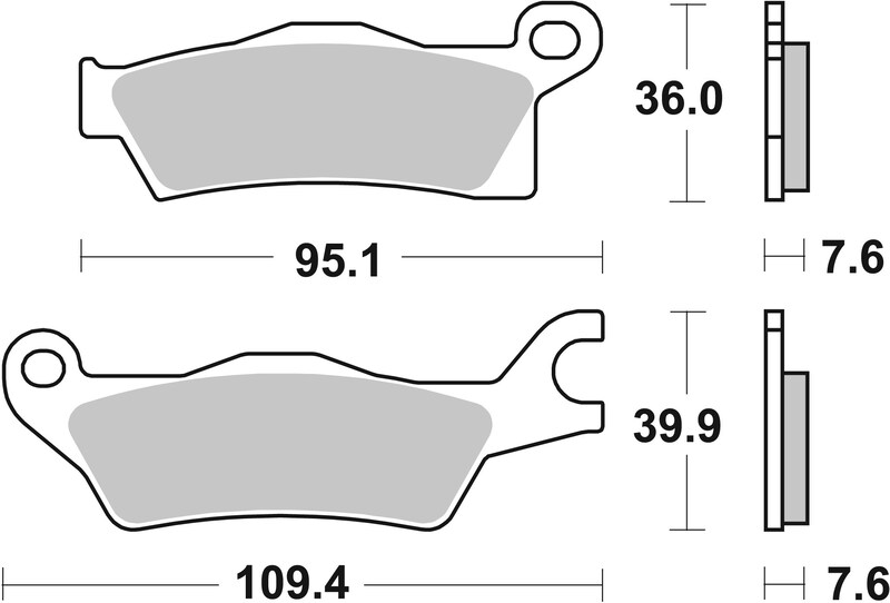 Pastillas de freno sinterizadas Brembo 07GR27SD