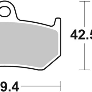 Pastillas de freno sinterizadas Brembo 07GR35SP