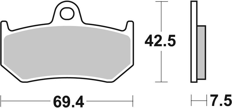 Pastillas de freno sinterizadas Brembo 07GR35SP