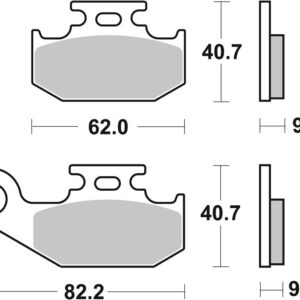 Pastillas de freno sinterizadas Brembo 07GR50SD