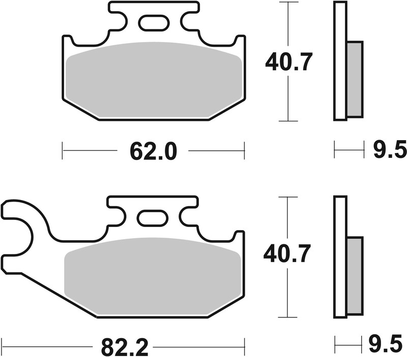 Pastillas de freno sinterizadas Brembo 07GR50SD
