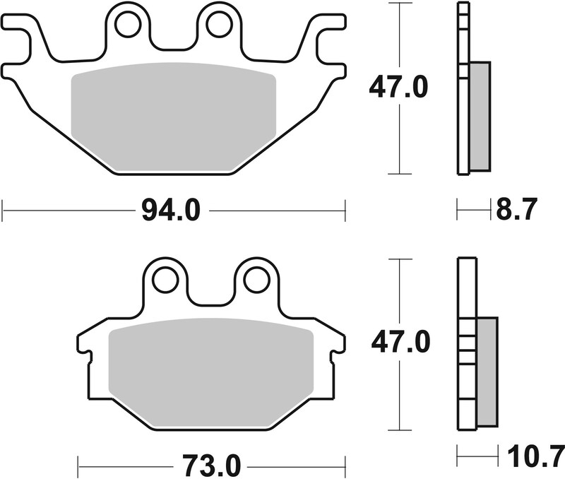 Pastillas de freno sinterizadas Brembo 07GR52SD