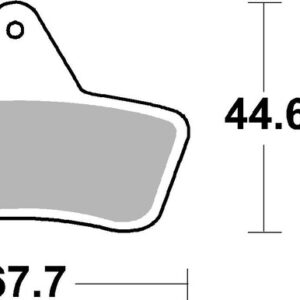 Pastillas de freno sinterizadas de competición Brembo 07GR54SX