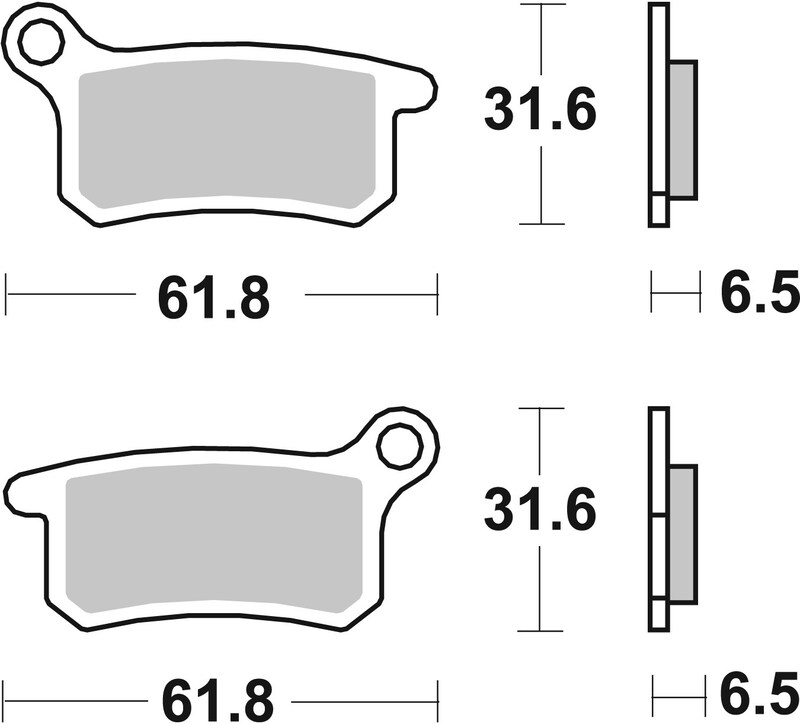 Pastillas de freno sinterizadas de competición Brembo 07GR69SX