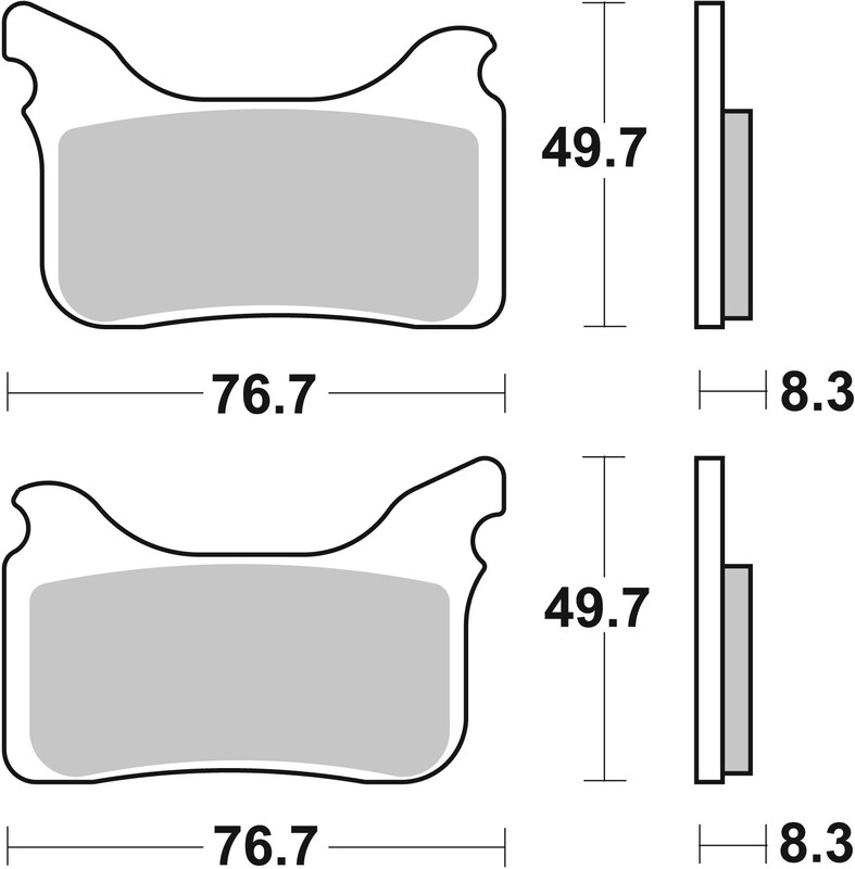 Pastillas de freno sinterizadas Brembo 07GR75SA