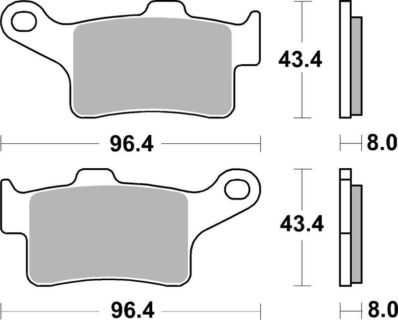 Juego pastillas de freno BREMBO 07GR88SA