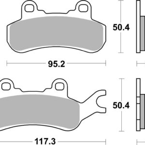 Pastillas de freno sinterizadas Brembo 07GR91SX