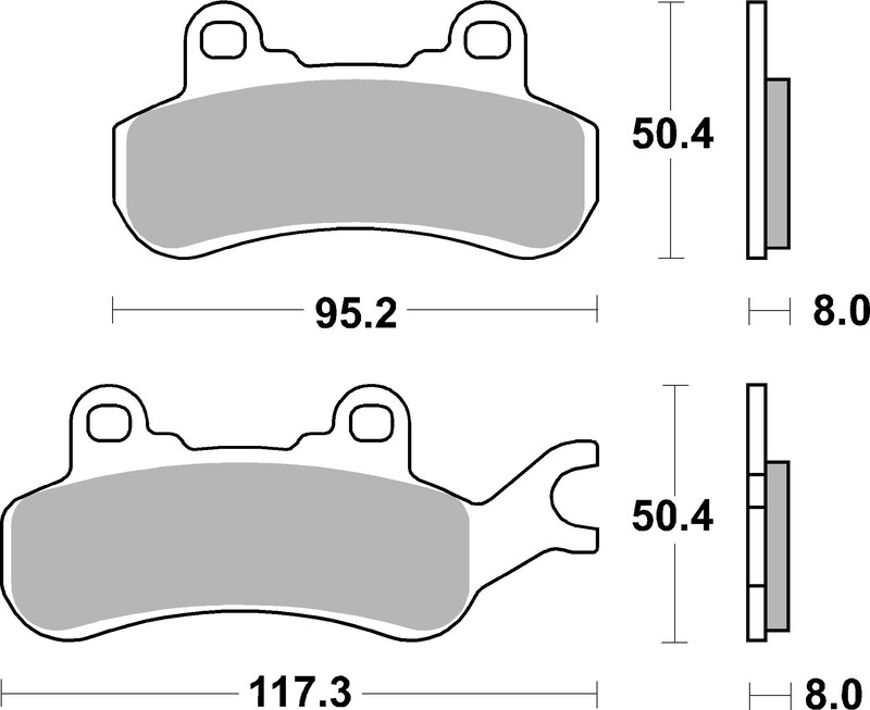 Pastillas de freno sinterizadas Brembo 07GR91SX
