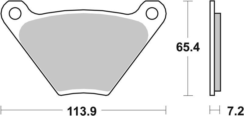 Pastillas de freno orgánicas Brembo 07HD0105
