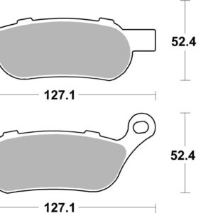 Pastillas de freno sinterizadas Brembo 07HD07SP