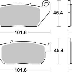 Pastillas de freno sinterizadas Brembo 07HD13SA