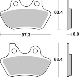 Pastillas Brembo 07HD16CC Carbono cerámico