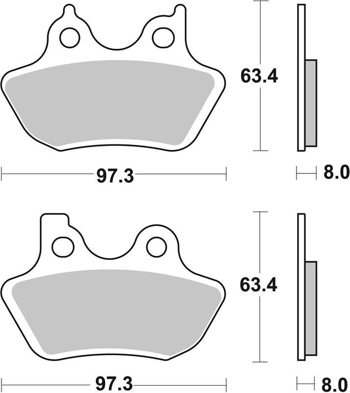 Pastillas Brembo 07HD16CC Carbono cerámico