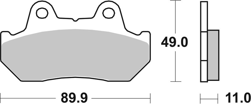 Pastillas de freno sinterizadas Brembo 07HO10SA