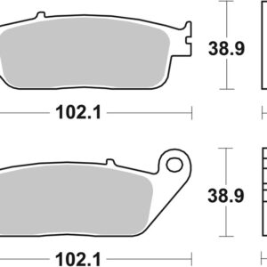 Pastillas de freno sinterizadas Brembo 07HO30SA