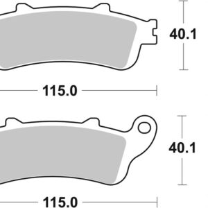 Pastillas de freno sinterizadas Brembo 07HO43SP