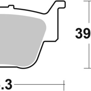 Pastillas de freno sinterizadas Brembo 07HO55SD
