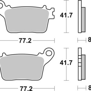 Pastillas de freno BREMBO Road Carbon Ceramic - 07HO5907