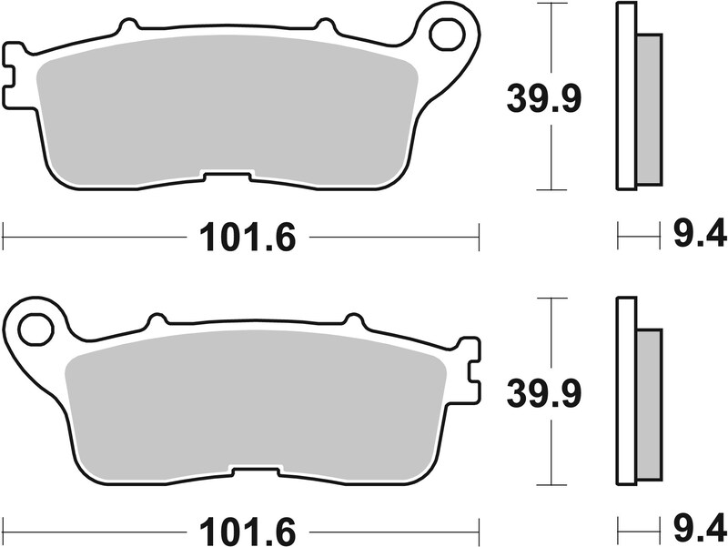 Pastillas de freno sinterizadas Brembo 07HO60SP