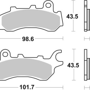 Pastillas de freno BREMBO carretera carbón cerámico - 07HO64CC