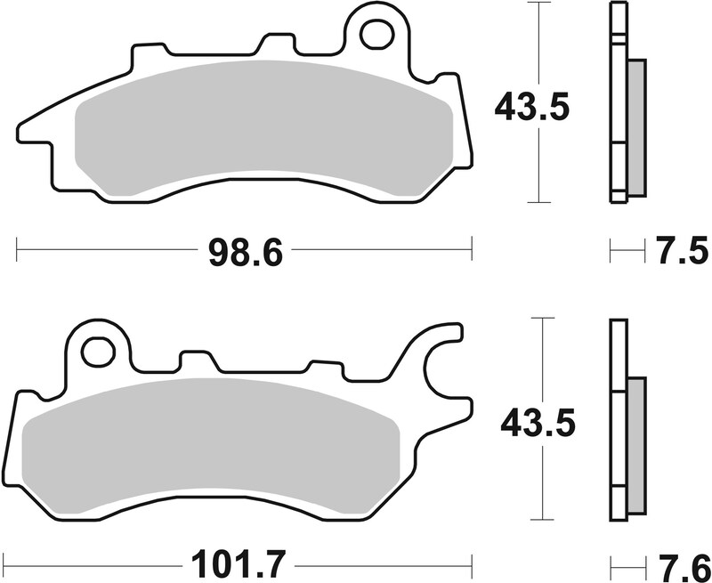 Pastillas de freno BREMBO carretera carbón cerámico - 07HO64CC