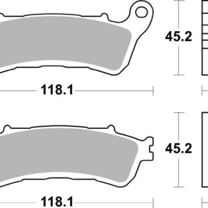 Pastillas de freno sinterizadas BREMBO - 07HO66SP