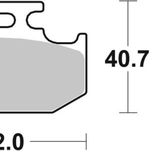 Pastillas de freno sinterizadas de competición Brembo 07KA12SX