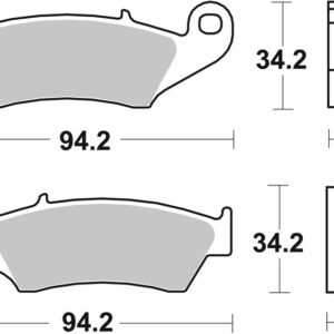 Pastillas de freno sinterizadas Brembo 07KA17SD