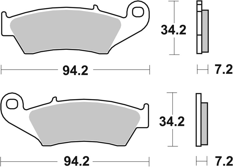 Pastillas de freno sinterizadas Brembo 07KA17SD