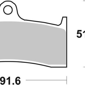 Pastillas de freno sinterizadas de competición Brembo 07KA20RC