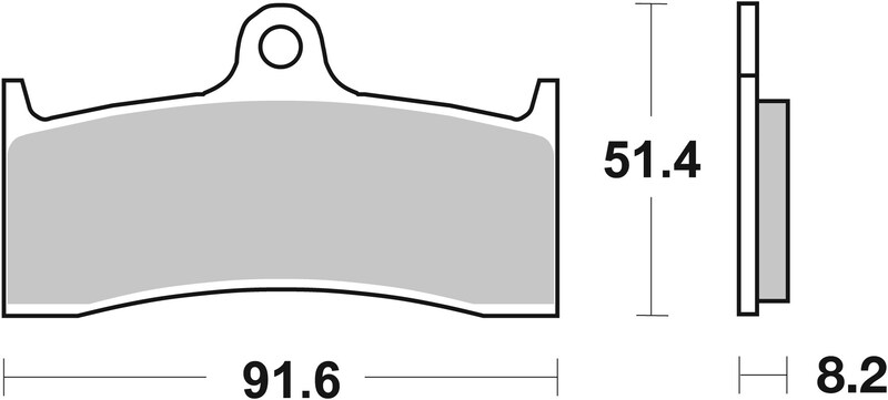 Pastillas de freno sinterizadas de competición Brembo 07KA20RC